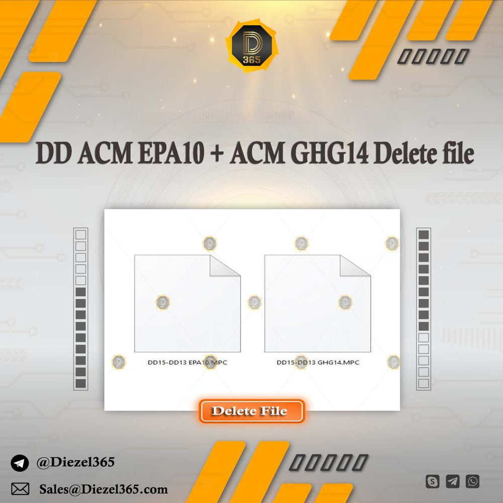 Detroit Diesel ACM EPA10 + ACM GHG14 Delete file