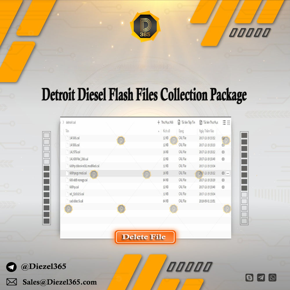 Detroit Diesel Flash Files Collection Package