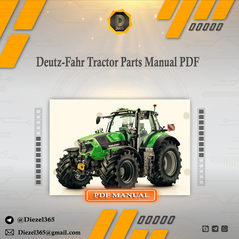 Deutz-Fahr Tractor Parts Manual PDF