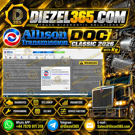 Allison DOC Classic 2026 – With Kg ⛽ Diezel365
