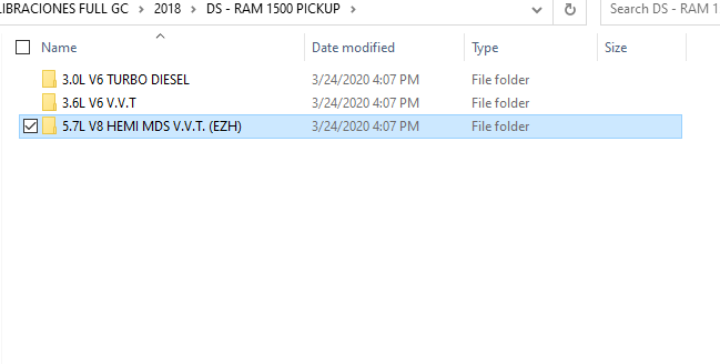 Dodge/Chrysler/Jeep/FIAT ECU ECM, ABS, BCM, TCM of Calibration files 2001 - 2020