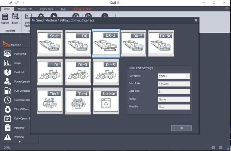 Doosan DMS-5 v3.1.7 Diagnostic Tool 2024