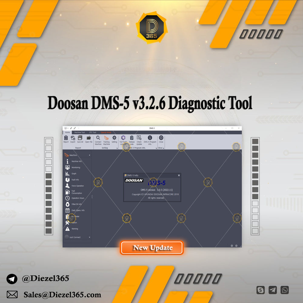 Doosan DMS-5 v3.2.6 Diagnostic Tool 2025.06