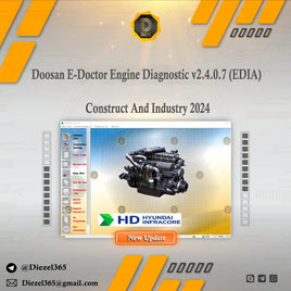 Doosan E-Doctor Engine Diagnostic 2.4.0.7 (EDIA) Construct And Industry 2024 Diezel365