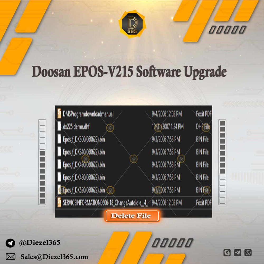 Doosan EPOS-V215 Software Upgrade