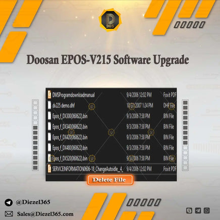 Doosan EPOS-V215 Software Upgrade Diezel365