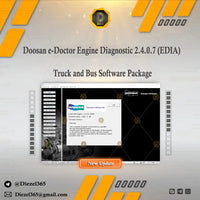 Doosan e-Doctor Engine Diagnostic 2.4.0.7 (EDIA) 2023 Truck and Bus Software Package Diezel365