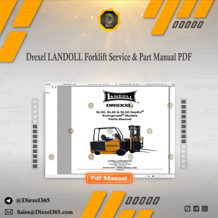 Drexel LANDOLL Forklift Service & Part Manual PDF Diezel365