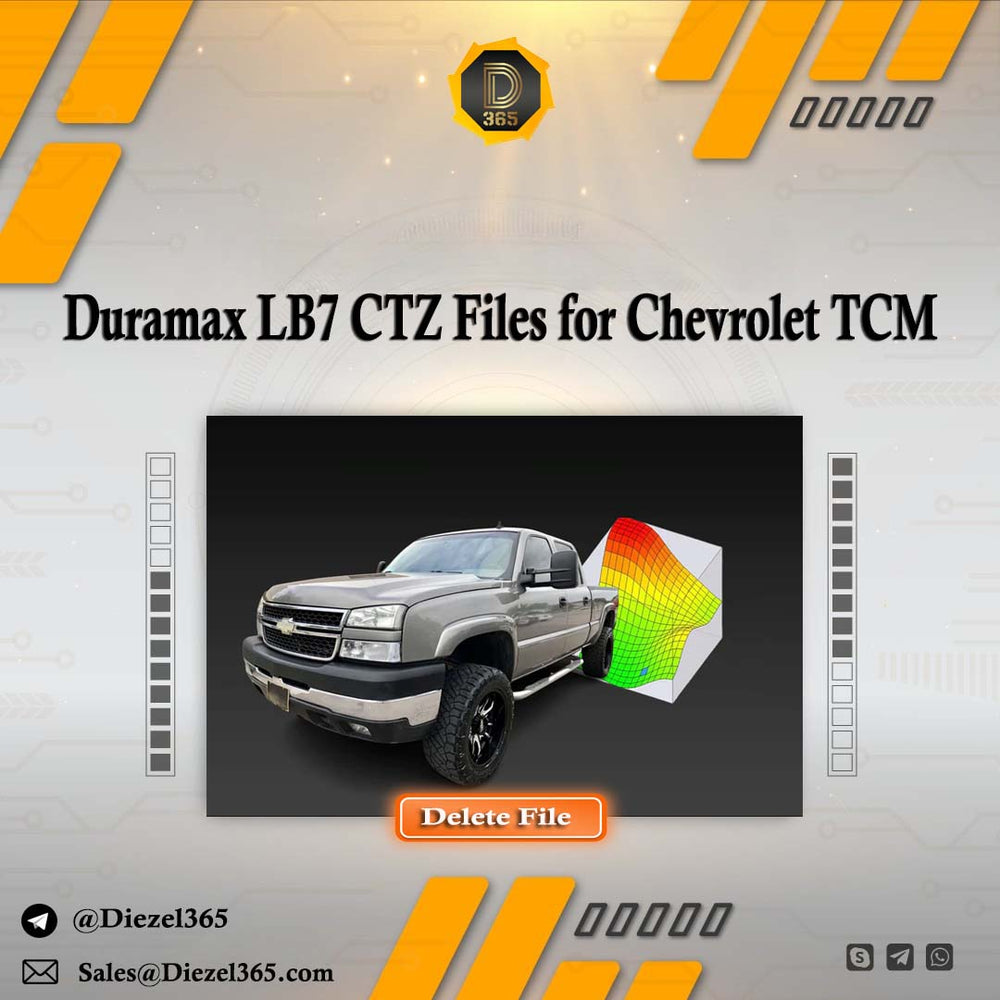 Duramax LB7 6.6 CTZ Files for Chevrolet TCM