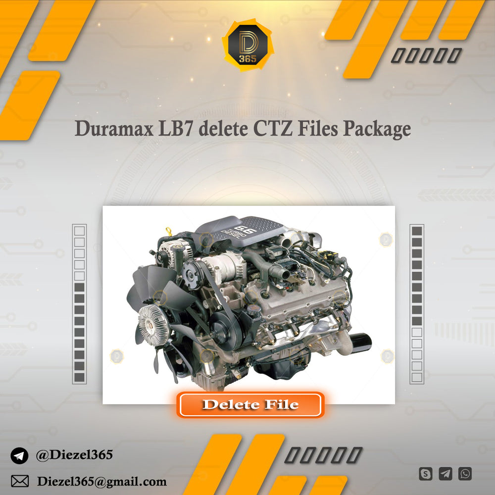 Duramax LB7 delete CTZ Files Package