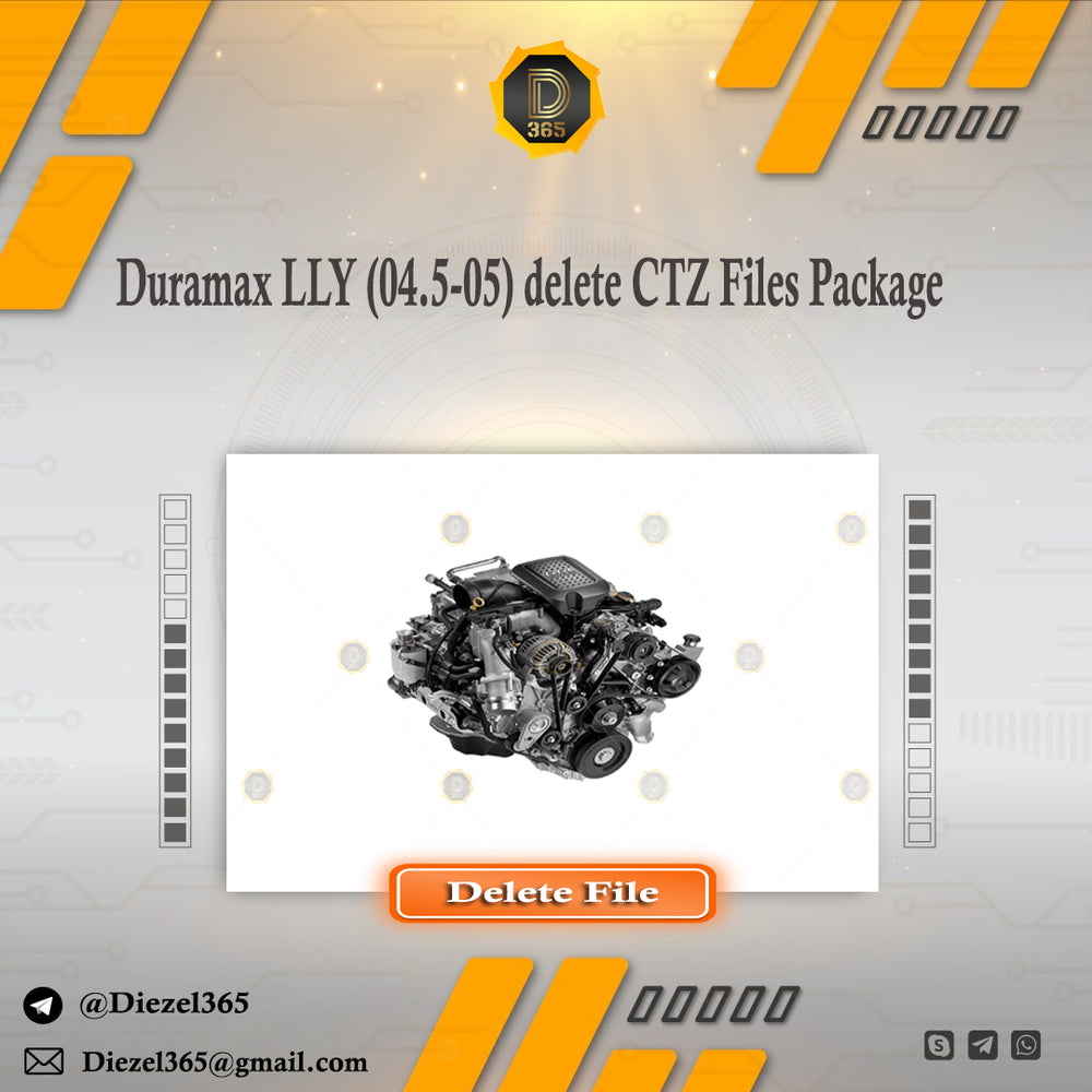 Duramax LLY (04.5-05) delete CTZ Files Package