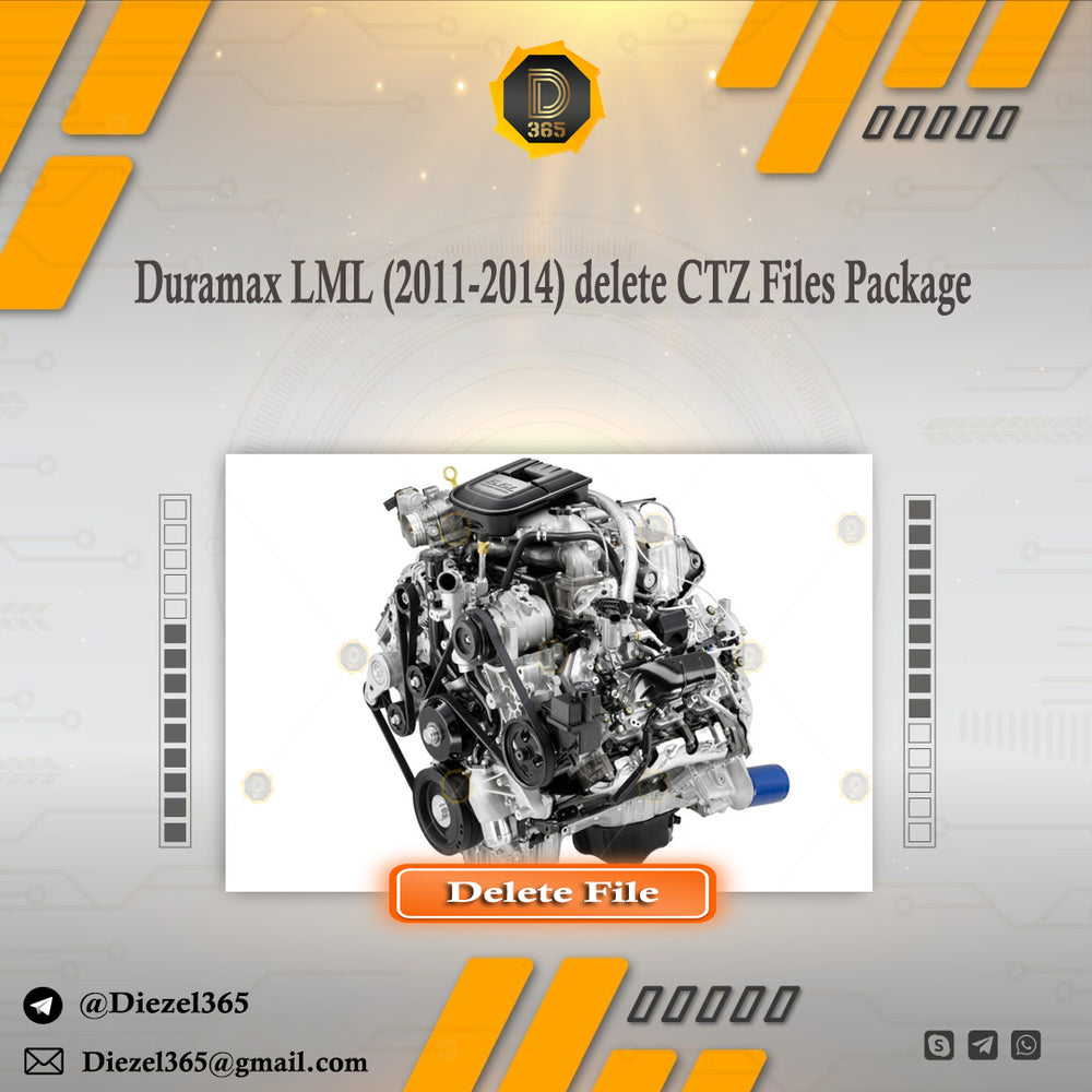 Duramax LML (2011-2014) delete CTZ Files Package