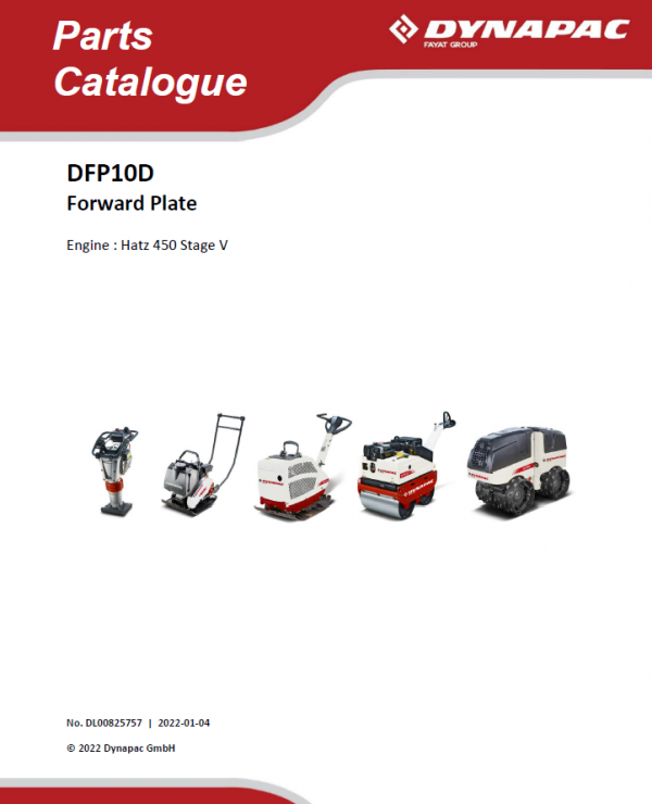 Dynapac Parts Manual PDF 2022