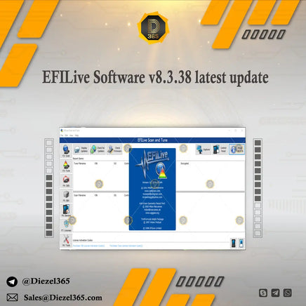 EFILive Software v8.3.38 latest update Diezel365