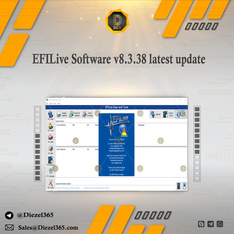 EFILive Software v8.3.38 latest update