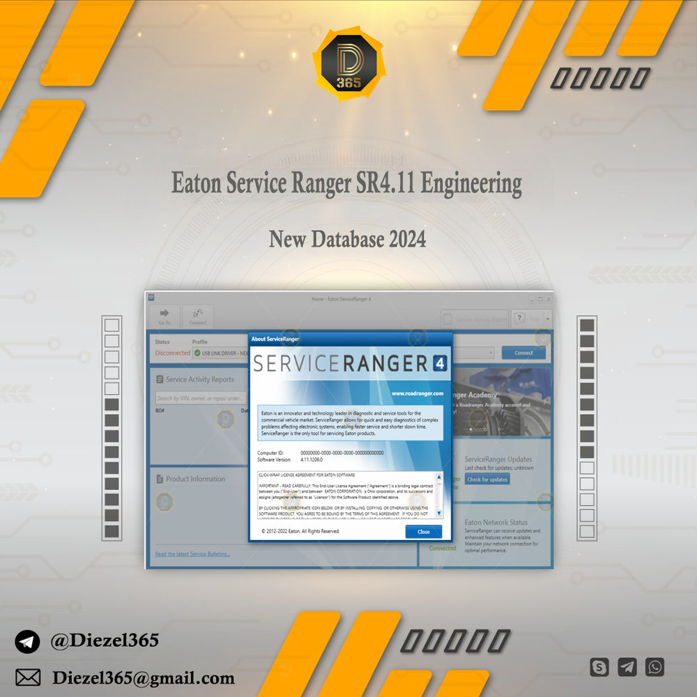 Eaton Service Ranger SR4.11 Engineering + New Database 2024