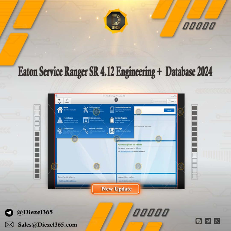 Eaton Service Ranger SR 4.12 Engineering + New Database 2024