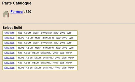 FERMEC – TEREX 820, 860, 970, TX760, TX860, TX870 Parts Catalog Diezel365