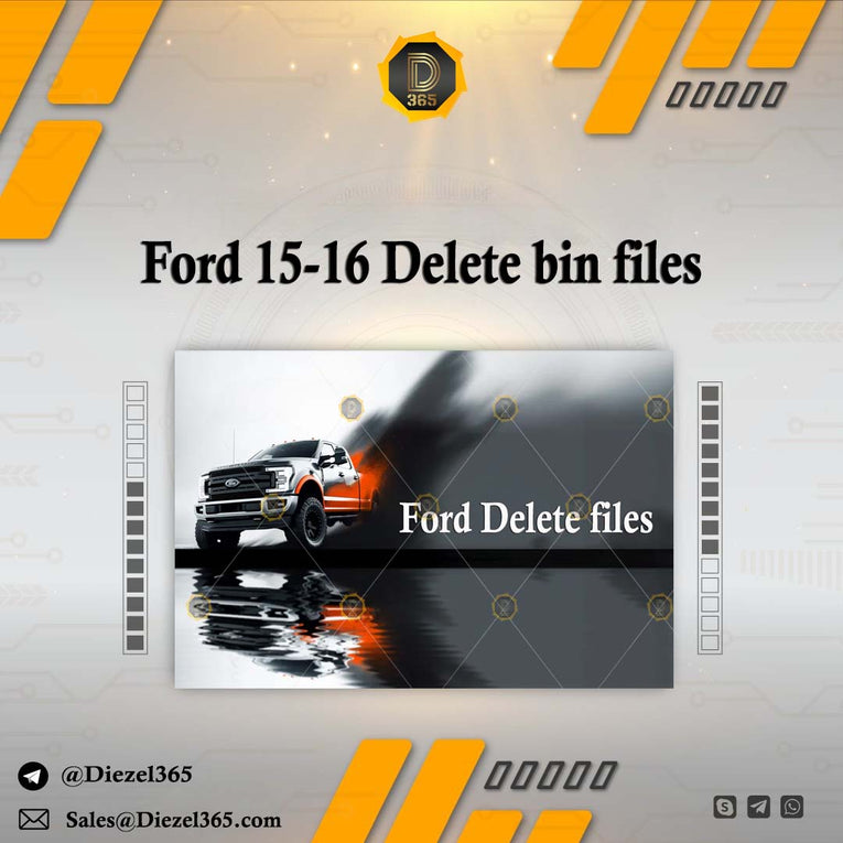 Ford 15-16 Delete bin files