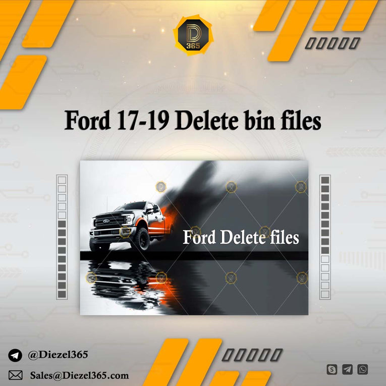 Ford 17-19 Delete bin files