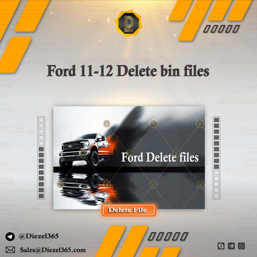 Ford 11-12 Delete bin files