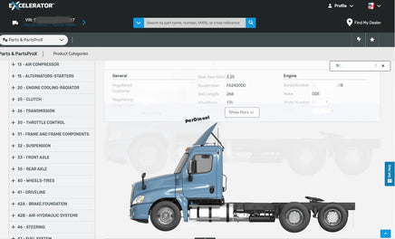 Freightliner 2026 Online Parts Catalog Diezel365
