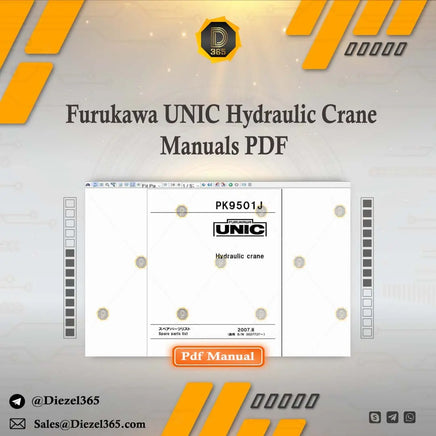 Furukawa UNIC Hydraulic Crane Manuals PDF Diezel365