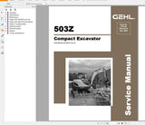 GEHL Machinery Heavy Equipment 2022 Service Manuals, Hydraulic & Electrical Schematic DVD Diezel365