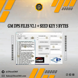 GM DPS FILES V2.1 + SEED KEY 5 BYTES Diezel365