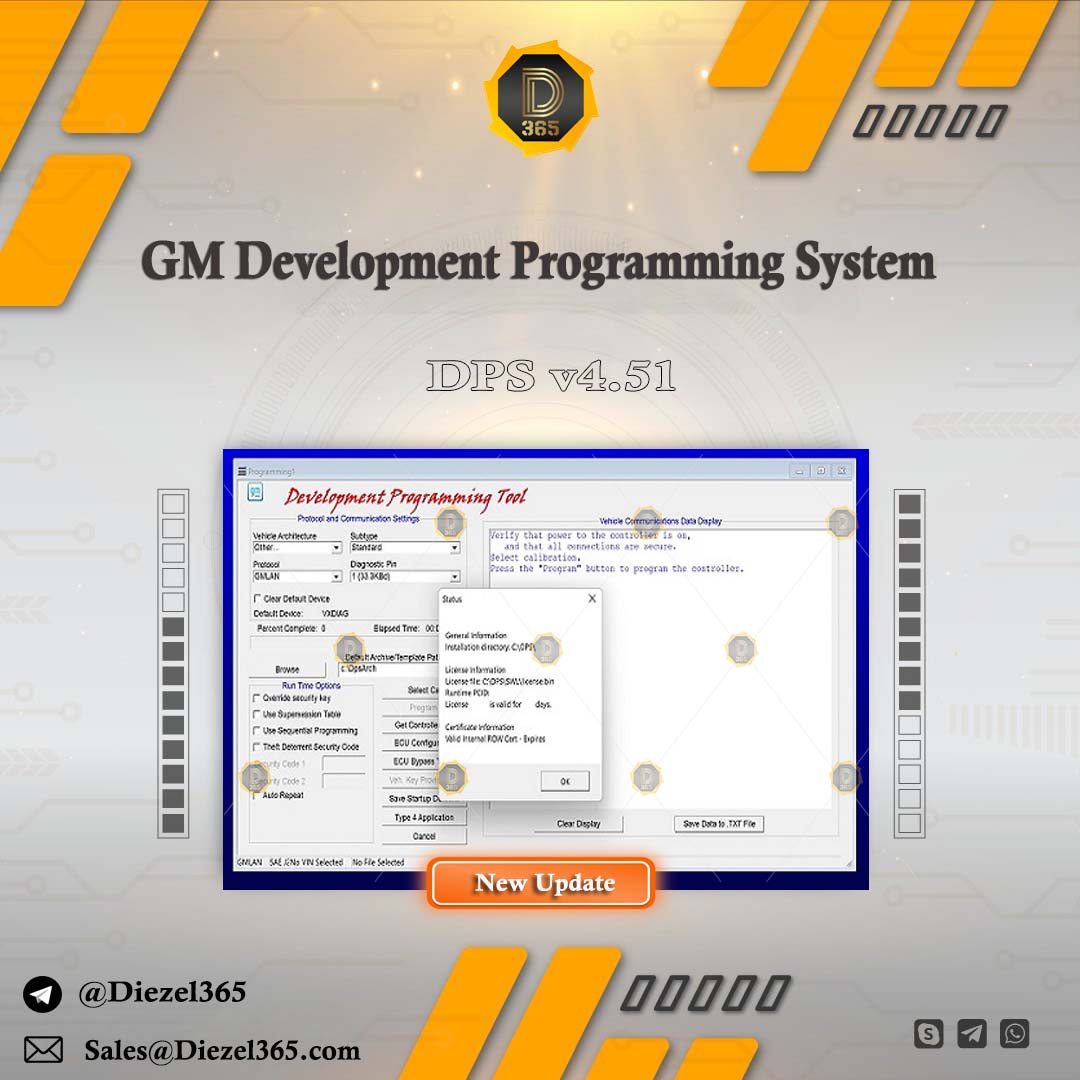 GM Development Programming System (DPS v4.51) +Unlocked Patch – ⛽ Diezel365
