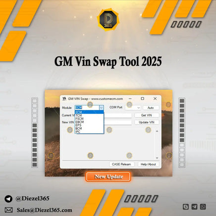 GM Vin Swap Tool 2025 Diezel365