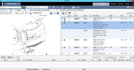 General Motors North America GM NA 2024 Parts Catalog Diezel365