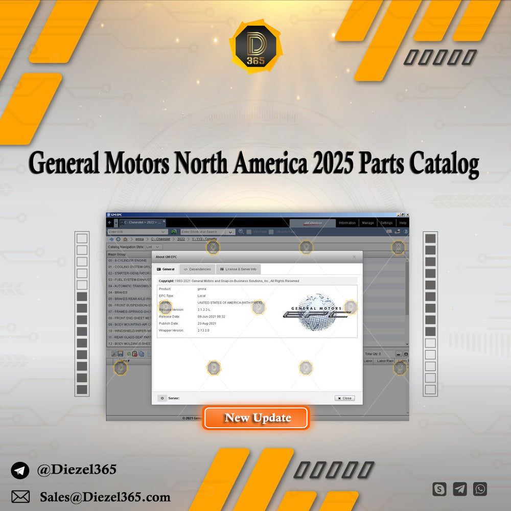 General Motors North America GM NA 2025 Parts Catalog