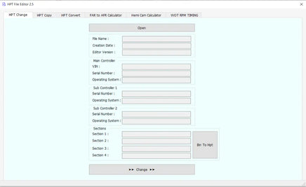 HPT File Editor 2.5 - BIN to HPT Converter 2024 Diezel365