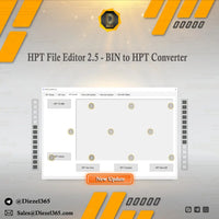 HPT File Editor 2.5 - BIN to HPT Converter 2024 Diezel365