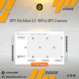HPT File Editor 2.5 - BIN to HPT Converter 2024 Diezel365