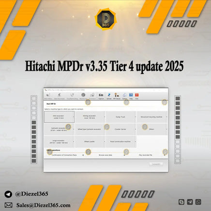 Hitachi MPDr v3.35 Tier 4 update 2025 + unlock keygen Diezel365
