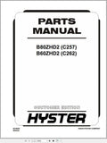 Hyster Spare Parts Manual 2024 Forklift Collection 3.39GB PDF Diezel365