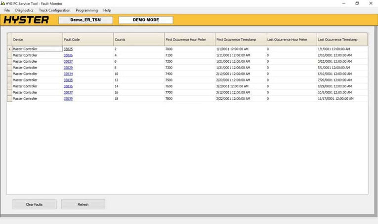 Yale & Hyster PC Service Tool v5.2 Diagnostic Tool