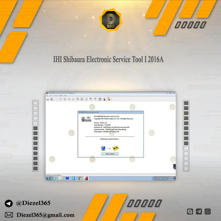 IHI Shibaura Electronic Service Tool I 2016A Diezel365