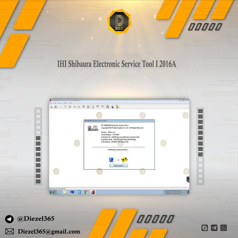 IHI Shibaura Electronic Service Tool I 2016A
