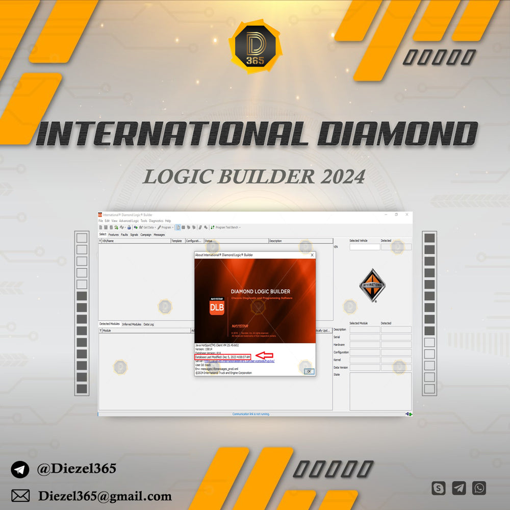 INTERNATIONAL DIAMOND LOGIC BUILDER DLB 2024 + DATABASE 12.2023 + UNLOCK PATCH