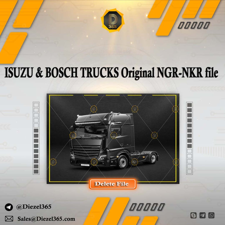 ISUZU & BOSCH TRUCKS Original NGR-NKR file