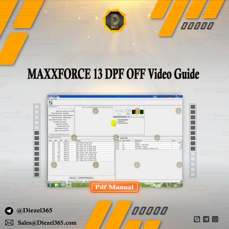 International MAXXFORCE 13 DPF OFF Video Guide