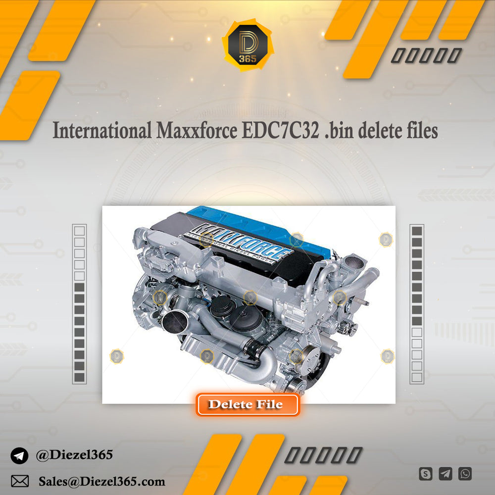 International Maxxforce EDC7C32 .bin delete files