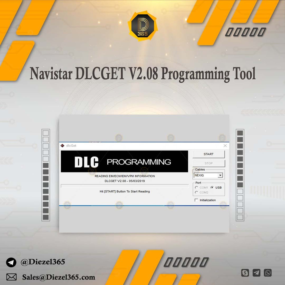 International Navistar DLCGET V2.08 Programming Tool