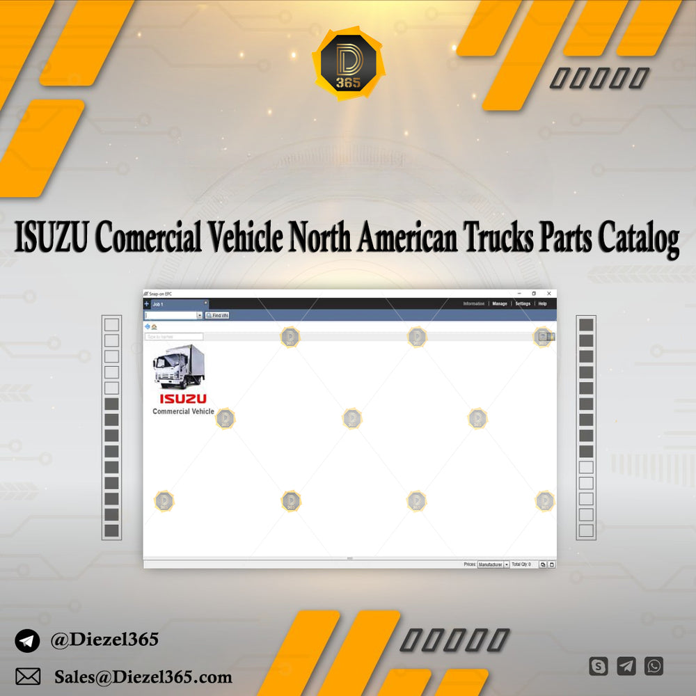Isuzu Commercial Vehicle North American Trucks Parts Catalog 2021 ⛽