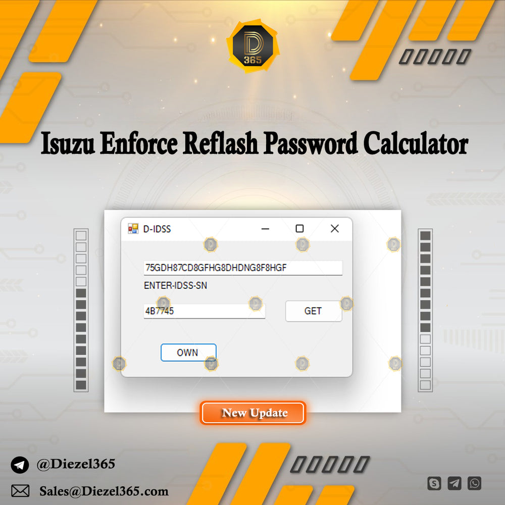 Isuzu Enforce Reflash Password Calculator