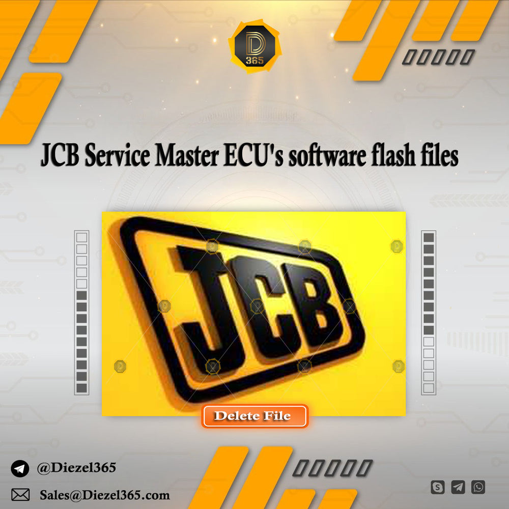 JCB Service Master ECU's software flash files