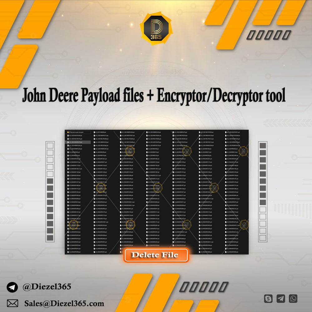 John Deere Payload files + PayLoad Encryptor/Decryptor tool